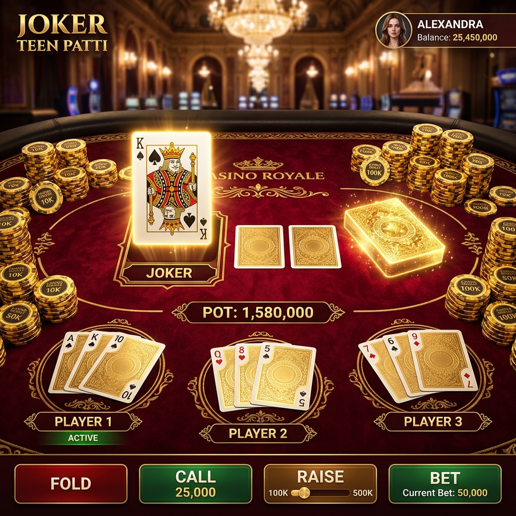 Joker Hand Teen Patti Card Game